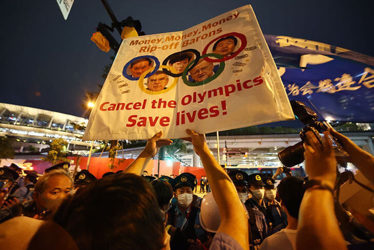 Olimpiadaya etiraz aksiyası keçirilir -​ Tokioda